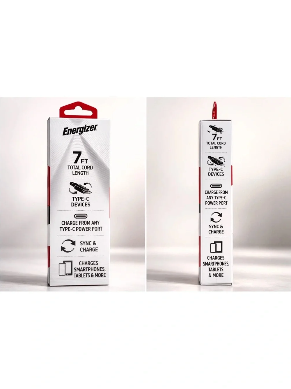 Energizer 30W Retractable Type-C Cable - Black